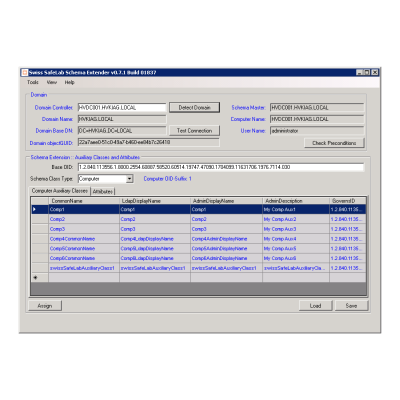 Swiss SafeLab Schema Extender